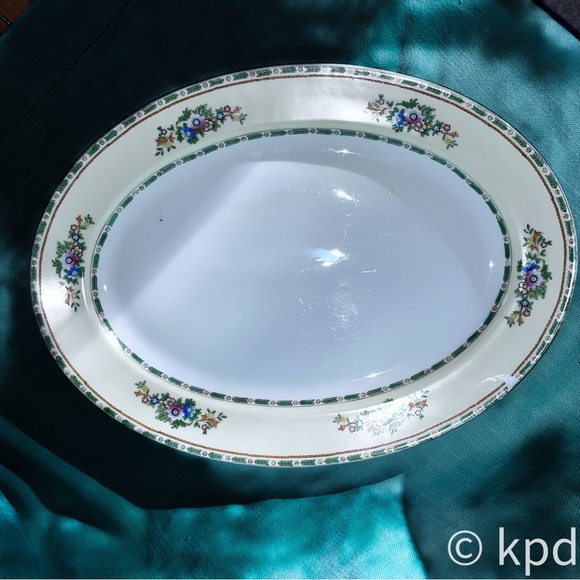 Vintage Grafton 16” Oval Serving Platter by Meito of Japan - Picture 6 of 8